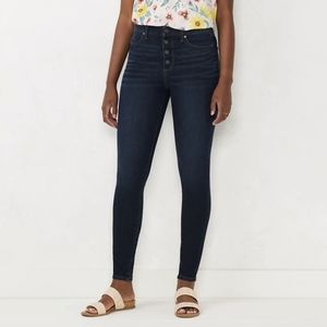 Super high rise waist super skinny jeans